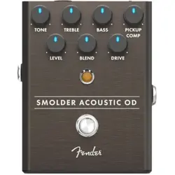 FENDER EFFECTS PEDAL SMOLDER ACOUSTIC OVERDRIVE BROWN