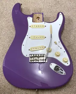 FENDER JIMI HENDRIX ARTIST STRATOCASTER ULTRA VIOLET PURPLE LOADED GUITAR BODY