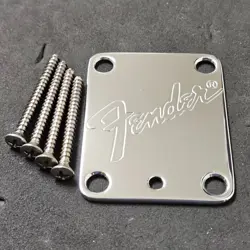 1997 FENDER STRAT PLUS / USA STRATOCASTER NECK PLATE TRANSITION LOGO 90'S GUITAR