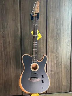 ACOUSTIC GUITAR FENDER ACOUSTASONIC PLAYER TELECASTER BRUSHED BLACK