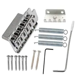 CHROME TREMOLO BRIDGE SYSTEM KIT FOR FENDER STRATOCASTER STRAT ELECTRIC GUITAR F
