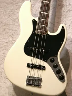 FENDER AMERICAN DELUXE JAZZ BASS N3 -OLYMPIC WHITE- USED ELECTRIC 2010