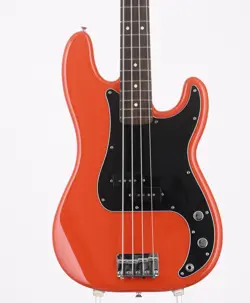 FENDER MEXICO PLAYER II PRECISION BASS CORAL RED USED ALDER BODY W/SOFT CASE