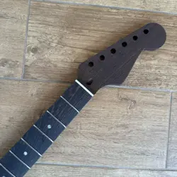 STAINLESS 22 FRETS WENGE STRAT ELECTRIC GUITAR NECK NITRO SATIN FOR FENDER ST