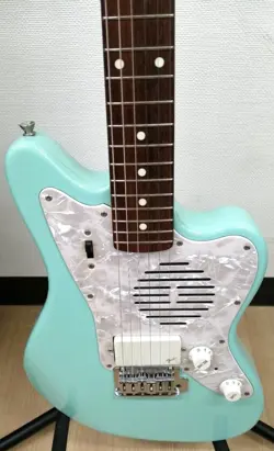 FENDER JAPAN JM-CHAMP MINI JAZZMASTER GUITAR SONIC BLUE SPEAKER BUILT-IN