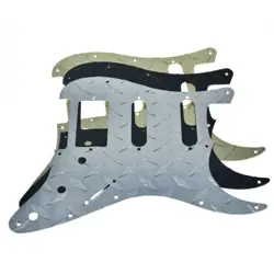 KAISH PREMIUM METAL DIAMOND PLATE ST HSS PICKGUARD FITS FENDER STRATOCASTER