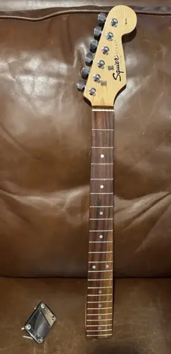 GENUINE FENDER SQUIER AFFINITY STRAT NECK ROSEWOOD FRETBOARD GUITAR 1998