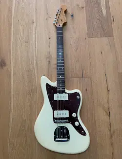 2016 FENDER SQUIER J MASCIS JAZZMASTER VINTAGE WHITE ROSEWOOD FRETBOARD RARE