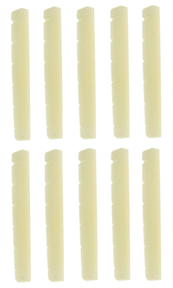 10X UNBLEACHED BONE NUT FOR FENDER ST GUITAR 43MM (1-11/16