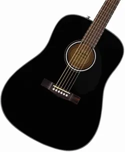 FENDER CD-60S DREADNOUGHT ACOUSTIC GUITAR, WITH 2-YEAR WARRANTY, BLACK