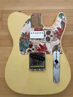 FENDER AMERICAN PERFORMER HUMBUCKER TELECASTER LOADED BODY VINTAGE WHITE 