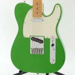 FENDER MEX PLAYER PLUS TELECASTER USED ALDER BODY COSMIC JADE W/SOFT CASE