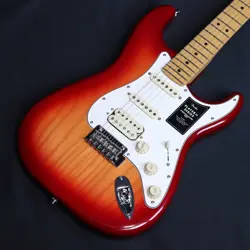 FENDER / PLAYER II STRATOCASTER HSS AGED CHERRY BURST CHAMBERED S/N: MXS24037112