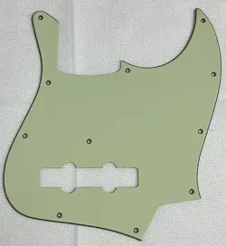 VINTAGE GREEN 3-PLY FOR FIT FENDER GEDDY LEE JAZZ BASS STYLE GUITAR PICKGUARD