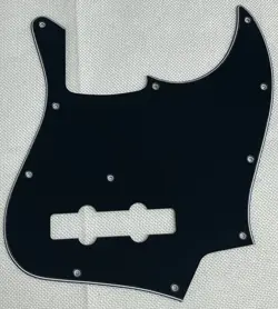 BLACK 3-PLY FOR FIT FENDER GEDDY LEE JAZZ BASS STYLE GUITAR PICKGUARD