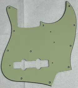 VINTAGE GREEN 3-PLY FOR FIT FENDER JAPAN JAZZ BASS STYLE GUITAR PICKGUARD