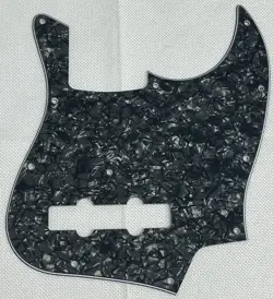 BLACK PEARL 4-PLY FOR FIT FENDER JAPAN JAZZ BASS STYLE GUITAR PICKGUARD