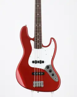 ELECTRIC BASS GUITAR FENDER JAPAN JB-STD CAR JAZZ RED 4 STRING 20 FRETS USED