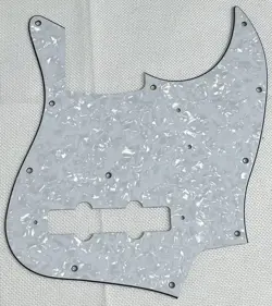 WHITE PEARL 4-PLY FOR FIT FENDER JAPAN JAZZ BASS STYLE GUITAR PICKGUARD