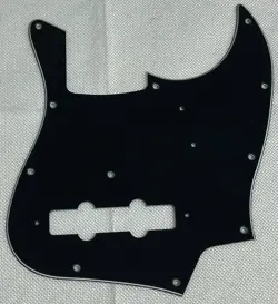 BLACK 3-PLY FOR FIT FENDER JAPAN JAZZ BASS STYLE GUITAR PICKGUARD