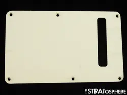 FENDER AMERICAN CUSTOM SHOP DELUXE STRATOCASTER STRAT TREMOLO COVER PARCHMENT