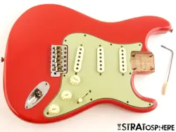 USA FENDER CUSTOM SHOP 1959 RELIC STRATOCASTER LOADED BODY STRAT FIESTA RED