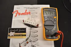 GENUINE FENDER CLASSIC 50S NECK GUITAR PICKUP WHITE