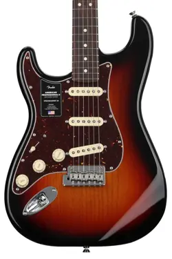 FENDER AMERICAN PROFESSIONAL II STRATOCASTER LEFT-HANDED - 3 COLOR SUNBURST WITH