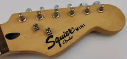 2003 FENDER SQUIER MINI STRATOCASTER STRAT GUITAR NECK W/ TUNERS