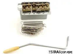 USA FENDER CUSTOM SHOP '69 NOS STRAT TREMOLO & ARM GUITAR STEEL BLOCK