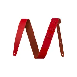 NEW FENDER ESSENTIALS LEATHER STRAP - RED