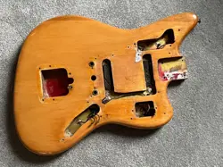 1964 FENDER JAGUAR GUITAR BODY NATURAL 4 LB 3 OZ