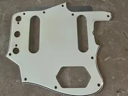 1964 1965 FENDER JAGUAR GUITAR PICKGUARD WHITE