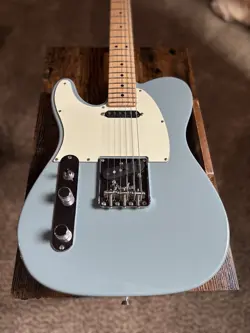LEFT HANDED FENDER MOD SHOP TELECASTER - SONIC GRAY - UPGRADED 