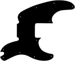 WD CUSTOM PICKGUARD FOR FENDER TELECASTER BASS #03O BLACK/ORANGE/BLACK