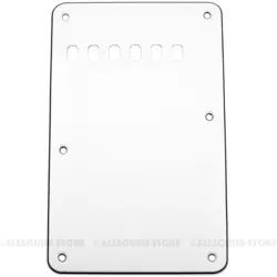 3PLY WHITE VINTAGE STYLE TREMOLO COVER BACK PLATE FOR FENDER STRATOCASTER