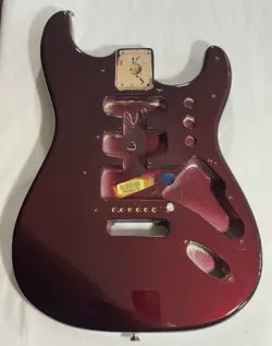 2004 FENDER STRATOCASTER STANDARD MIM BODY MIDNIGHT WINE