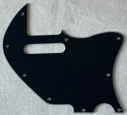 CUSTOM FOR FENDER MERLE HAGGARD F HOLE TELECASTER GUITAR PICKGUARD 3-PLY BLACK