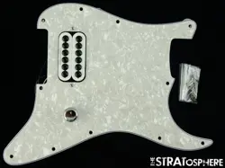 FENDER LTD. TOM DELONGE STRAT LOADED PICKGUARD, SEYMOUR DUNCAN TREBLE BLEED