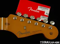 FENDER VINTERA II 50S RI STRATOCASTER STRAT NECK +TUNERS 1950S MAPLE SOFT 