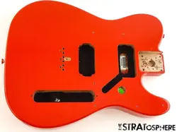 FENDER PLAYER II TELECASTER HH TELE BODY GUITAR PARTS, ALDER, CORAL RED