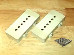 FENDER 1966 WHITE JAZZMASTER PICKUP COVERS