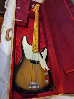 FENDER AMERICAN VINTAGE II 1954 PRECISION BASS 2-TONE SUNBURST 