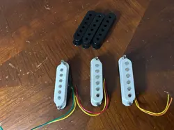 SINGLE COIL PICKUP SET FOR FENDER STRAT VINTAGE SOUND