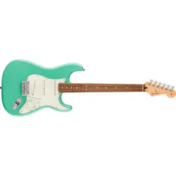 FENDER PLAYER STRATOCASTER GUITAR, PAU FERRO FINGERBOARD, SEA FOAM GREEN