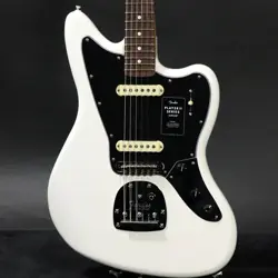 FENDER / PLAYER II JAGUAR ROSEWOOD FINGERBOARD POLAR WHITE SN MX24036053 GUITAR