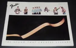 FENDER MUSICAL INSTRUMENTS CATALOG 1982 W ACCESSORIES- ARTISTS  T1