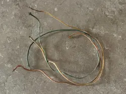 SET 1960S FENDER JAGUAR GUITAR LONG CLOTH WIRE JAZZMASTER