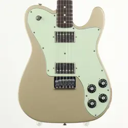 USED FENDER MEXICO / CHRIS SHIFLETT TELECASTER DELUXE SHORELINE GOLD 2019 GUITAR