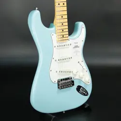 FENDER MIJ JUNIOR COLLECTION STRATOCASTER MAPLE SATIN DAPHNE BLUE S/N JD24019132